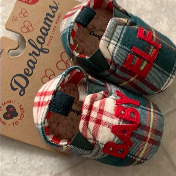 Dearfoams Baby Slippers ❤️💚🎄 - Picture 2 of 4